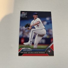 2023 MLB Topps NOW #277 CHRIS BASSITT TORONTO BLUE JAYS SHUTOUT RED 9/10