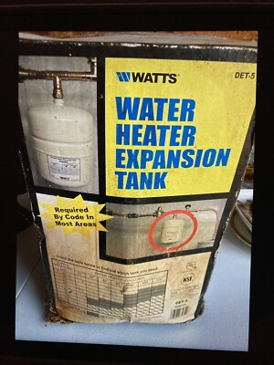 Watts DET-5-M1-HD Pre-Pressurized Steel Water