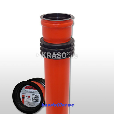 KRASO Bodendurchführung Typ BDF Rohrdurchführung KG DN 160 500mm Bodenplatten