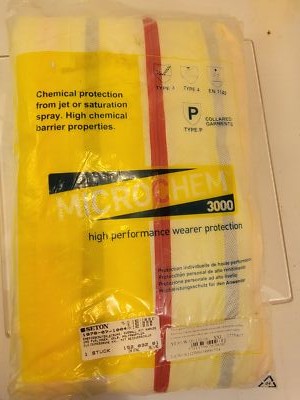 Seton Microgard 3000 chemical protective garments hood feet SIZE XXL | eBay