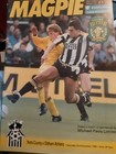 Programme Notts County v Oldham Athletic 1991-92 