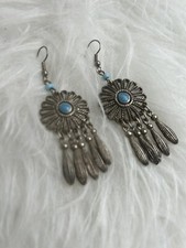Earrings Moroccan / Berber Beads w/colorful inlays, handmade