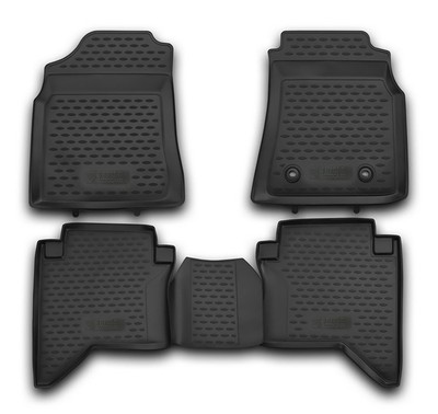 Tailored Rubber Floor Mats Tray 3d Heavy Duty For Toyota Hilux