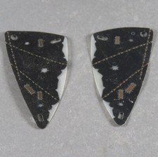 LEGO® 2 Segel transparent schwarz bedruckt Surfbrett Schiff