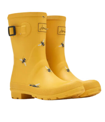 Joules Welly Print Joules Rain Boots With Bees Joules Bee Wellies