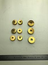 LOT OF (9) DORIAN TOOL KNURLING WHEELS USED!!