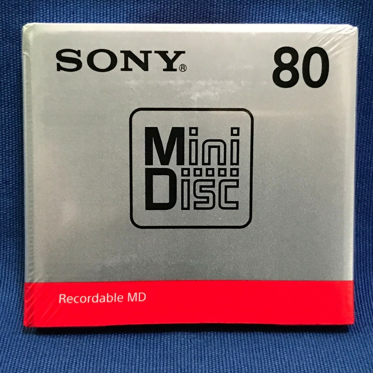 Sony MD Minidisc 80 Minutes Recordable Blank Media Mini Disc