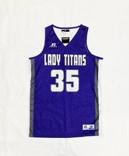 Russell Lady Titans Reversible Basketball Jersey Women's M Purple/White