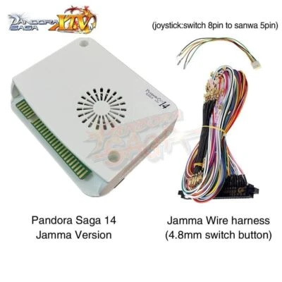 Pandora Saga Box 14 4399 in 1 Arcade Jamma PCB Cabinet Coin Operated Mainboard