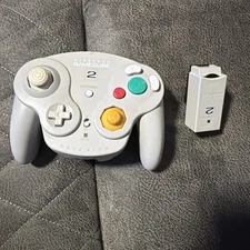 Used Nintendo WaveBird Wireless Controller GRAY for GameCube With Receiver