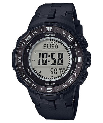 Casio Men's Watch PRG-330-1JF  Pro Trek Triple Sensor Black Resin Solar Digital
