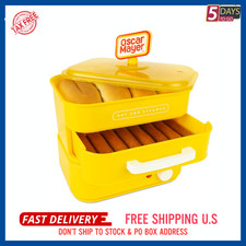 Oscar Mayer Diner-Style Hot Dog Steamer and Bun Warmer, 8 Hot Dog and 4 Bun Capa