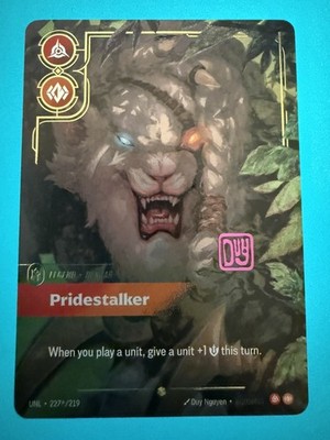 Riftbound Rengar - Pridestalker Signature UNL-227* Overnumbered MINT