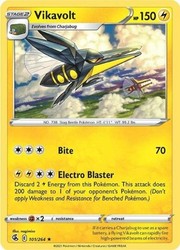 Vikavolt 101/264 Reverse Holo Fusion Strike Pokemon Card