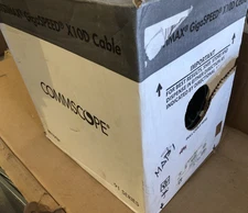 Commscope Systimax GigaSPEED X10D 2091B Cat 6a U/UTP Cable 800ft Blue 760107201