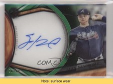 2018 Topps Tribute Tribute Auto Green /99 Sean Newcomb #TA-SNE Auto READ h3a
