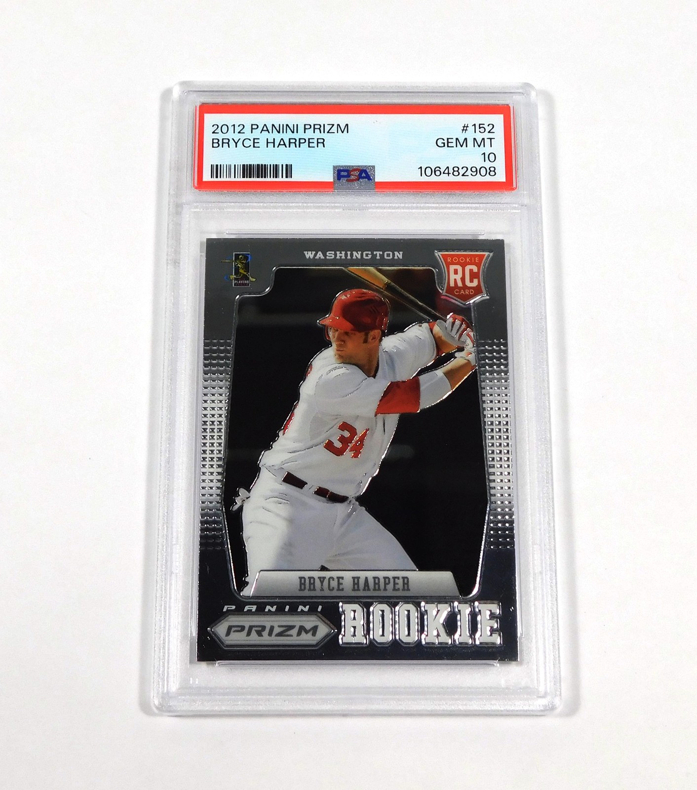 2012 Panini Prizm Bryce Harper Rookie #152 Senators PSA 10