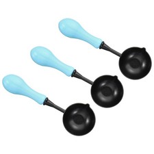 4" Wax Seal Spoon, 3Pcs Painted Wax Sealing Melting Spoon, Sky Blue