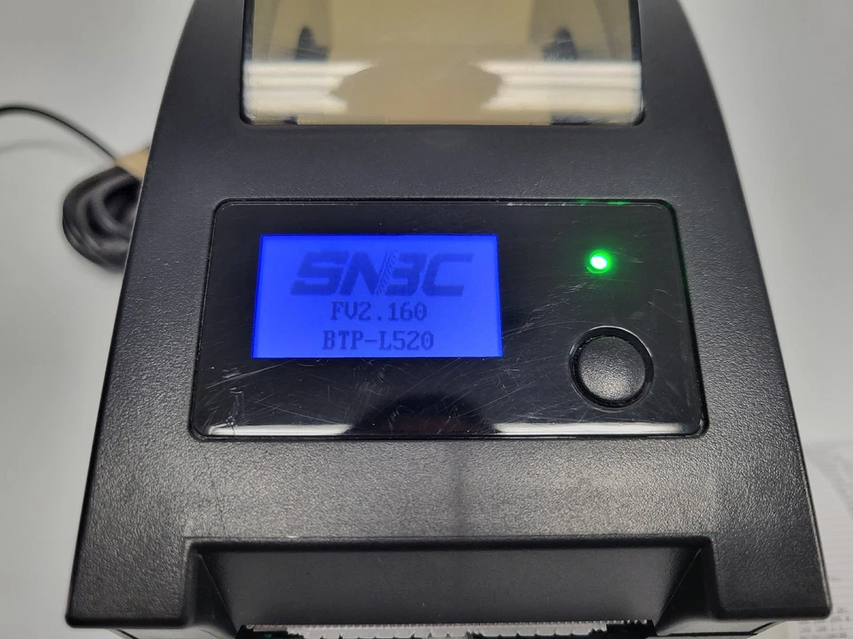 SNBC BTP-L520 Direct Thermal 2" Label Printer, Ethernet Only, 203DPI w/Adapter - Image 2 of 4