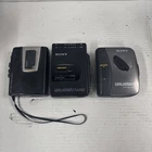 New ListingLot Of 3 Vintage Sony Walkmans For Parts Or Repair