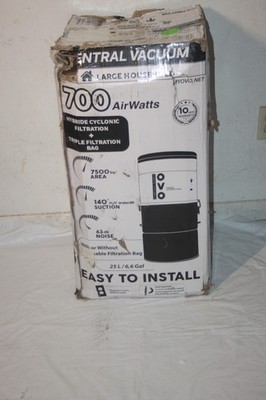 OVO Heavy Duty 25L 700W Central Vacuum System OVO-700ST-25H (MINT CONDITION)