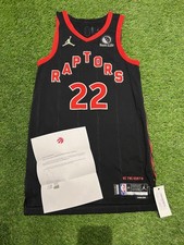 Game Worn Nike Malachi Flynn Toronto Raptors Basketball Statement Jersey W COA