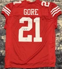 New ListingFrank Gore San Francisco 49ers Autographed Jersey Football Original #21 Red