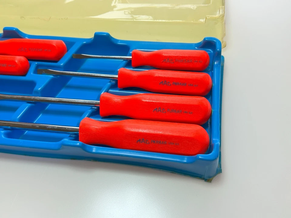 MAC Tools SD24A-RP RICHARD PETTY Bright Red Phillips Flat Screwdriver Set (NOS) - Image 2 of 4