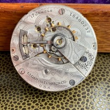 1915 Elgin Grade 336 18S 17 Jewels Open Face Pocket Watch Movement Repair