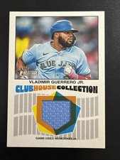 2026 Topps Heritage Baseball # CCR-VG Vladimir Guerrero Jr Clubhouse Collection