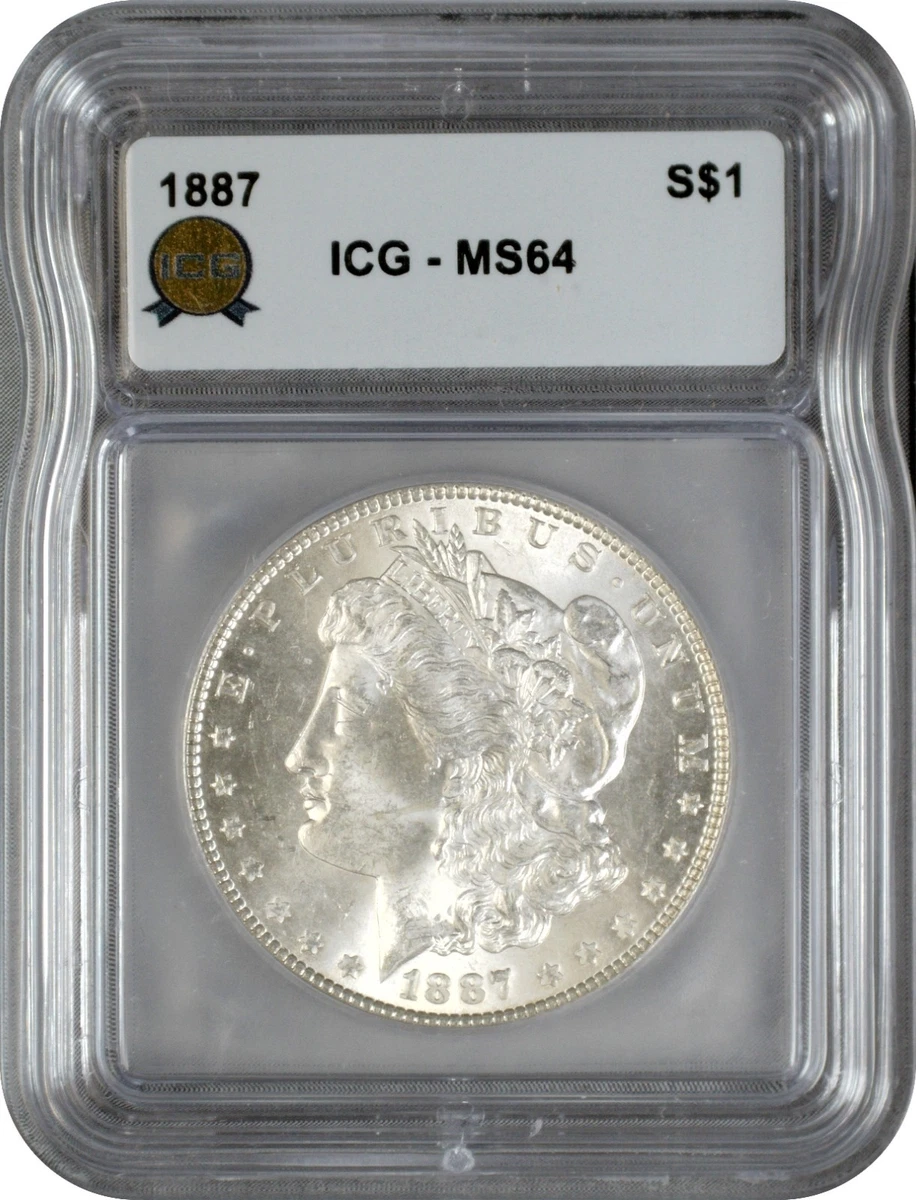 MS 64 Graded 1887 Year Morgan US Dollars (1878-1921) for sale | eBay
