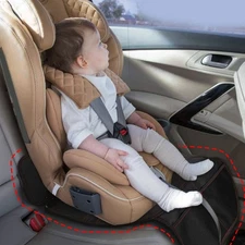 Car Seat Cushion Protective Pad Mat for Child w/ Organizer Pockets Bag Universal