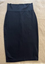 Bebe Black Pencil Skirt Small Back Slit
