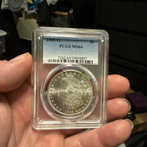 1884-O Morgan Silver Dollar from the New Orleans Mint, NGC Graded MS64