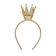 Crown Headbands for Gold Glitter Princess Crown Hairbands Fashion Queen Hair ...