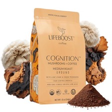 Cognition Focus Coffee for Calm Energy Lion  s Mane Mushroom Coffee with Chag...