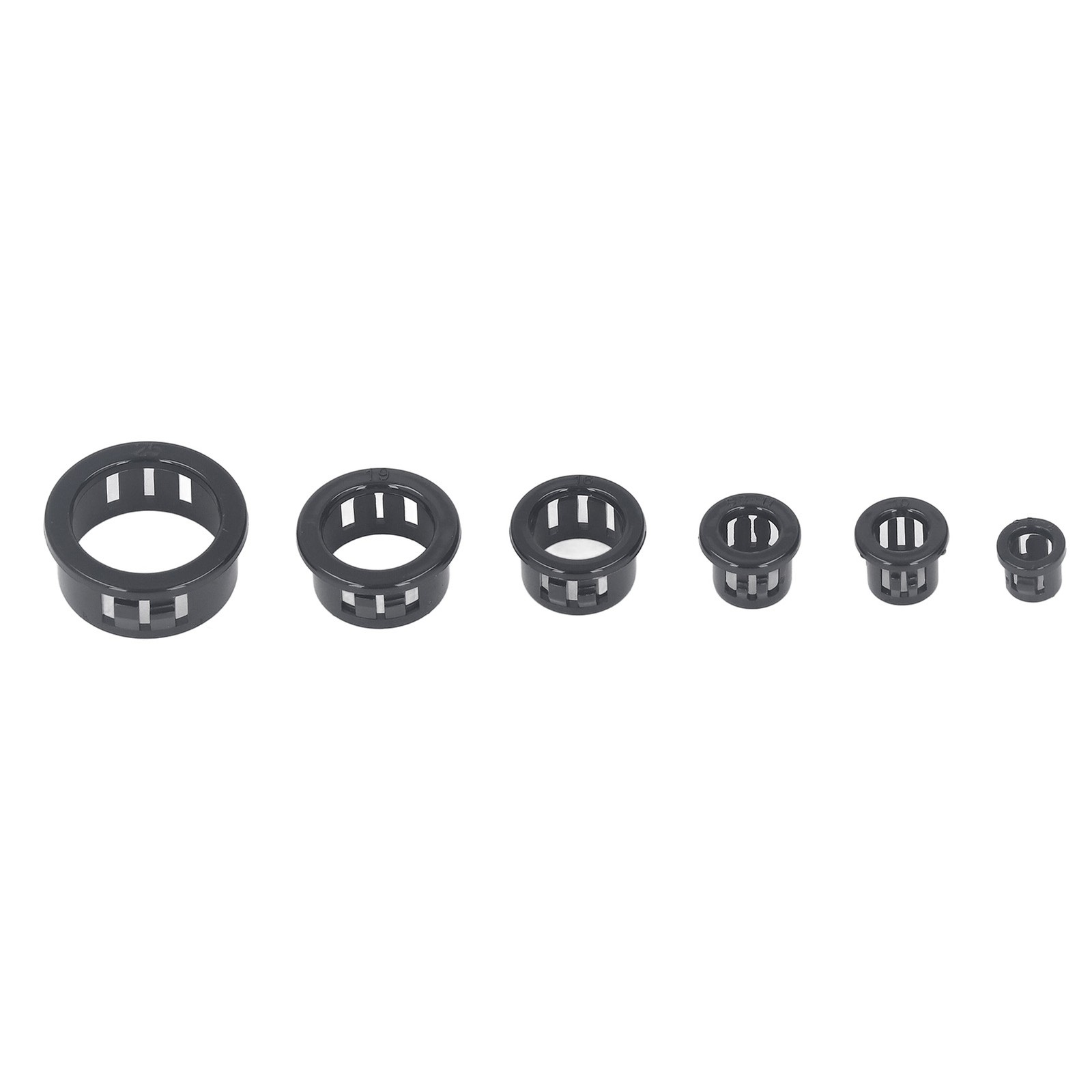160x Snap In Cable Grommet Protector 5/16in 3/8in 1/2in 5/8in 3/4in 1in Cable