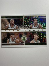 2019-20 CONTENDERS TEAM QUAD($5 BASKETBALL CARD) GIANNIS LOPEZ MIDDLETON BLEDSOE