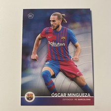2021-22 Topps FC Barcelona Team Set Oscar Mingueza RC Rookie Card #7. rookie card picture
