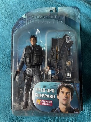 Stargate Atlantis Field Ops Col. Sheppard Series 1 PX Previews Action Figure NEW