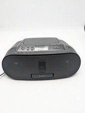 Sony ZS-S2iP CD Player AM-FM Radio iPod Dock Boombox TESTED