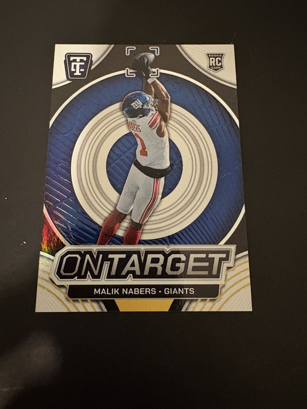 Malik Nabers Panini Totally Certified on Target #4 Mirror Platinum Silver