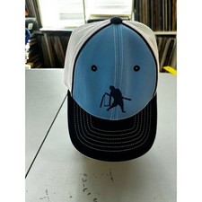 Pacific Headwear 104M Youth Blue Black Mesh Trucker Hat Baseball Flexfit Cap