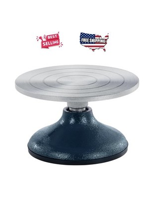 Pottery Sculpting Wheel 7  Diameter Cast Metal Turntable for Clay Art Projects R