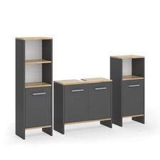 Badmöbel-Set Vicco Karli 3-teilig