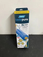 Camco RV & Marine Exterior XL Carbon Water Filter W/ Flexible Hose