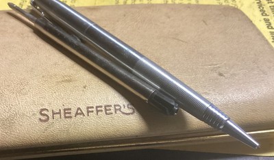Vintage Parker  Mechanical Pencil Stainless@1969mfg  But Free ExtraInkCartridge