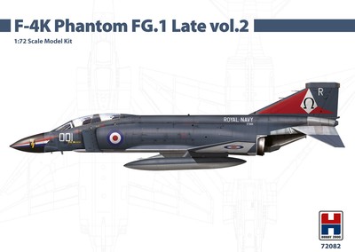 British F-4 K Phantom FG.1 (RAF N0.43, 111, 892 SQDN MKGS) #72082 1/72 HOBBY 2000