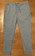 NEW! Mens Birddogs Boom For Your Boomstick Lined Stretch Joggers Grey L