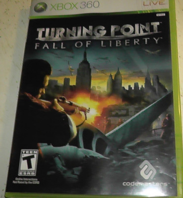 tested xbox 360 turning point fall of liberty game working + box